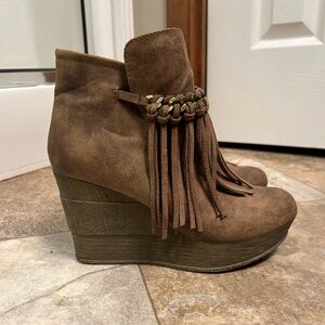 Sbicca Vintage Collection Tassel Booties